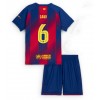 Dječji Nogometni Dres Barcelona Paez Gavi #6 Domaci 2025-26 Kratak Rukav (+ Kratke hlače)